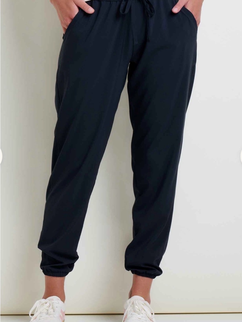 Toad&Co Black Sun-kissed Jogger Pants, Size M